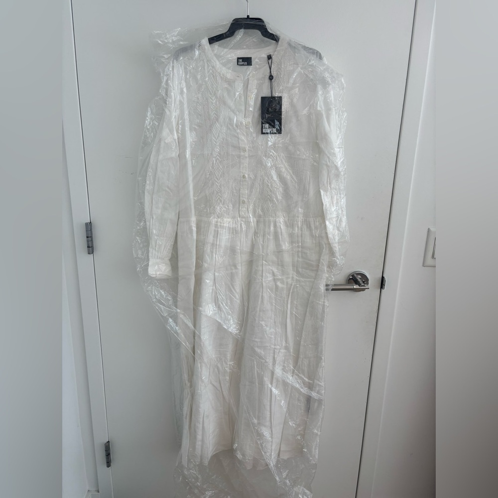 The Kooples Ivory Textured Button-Up Shirt